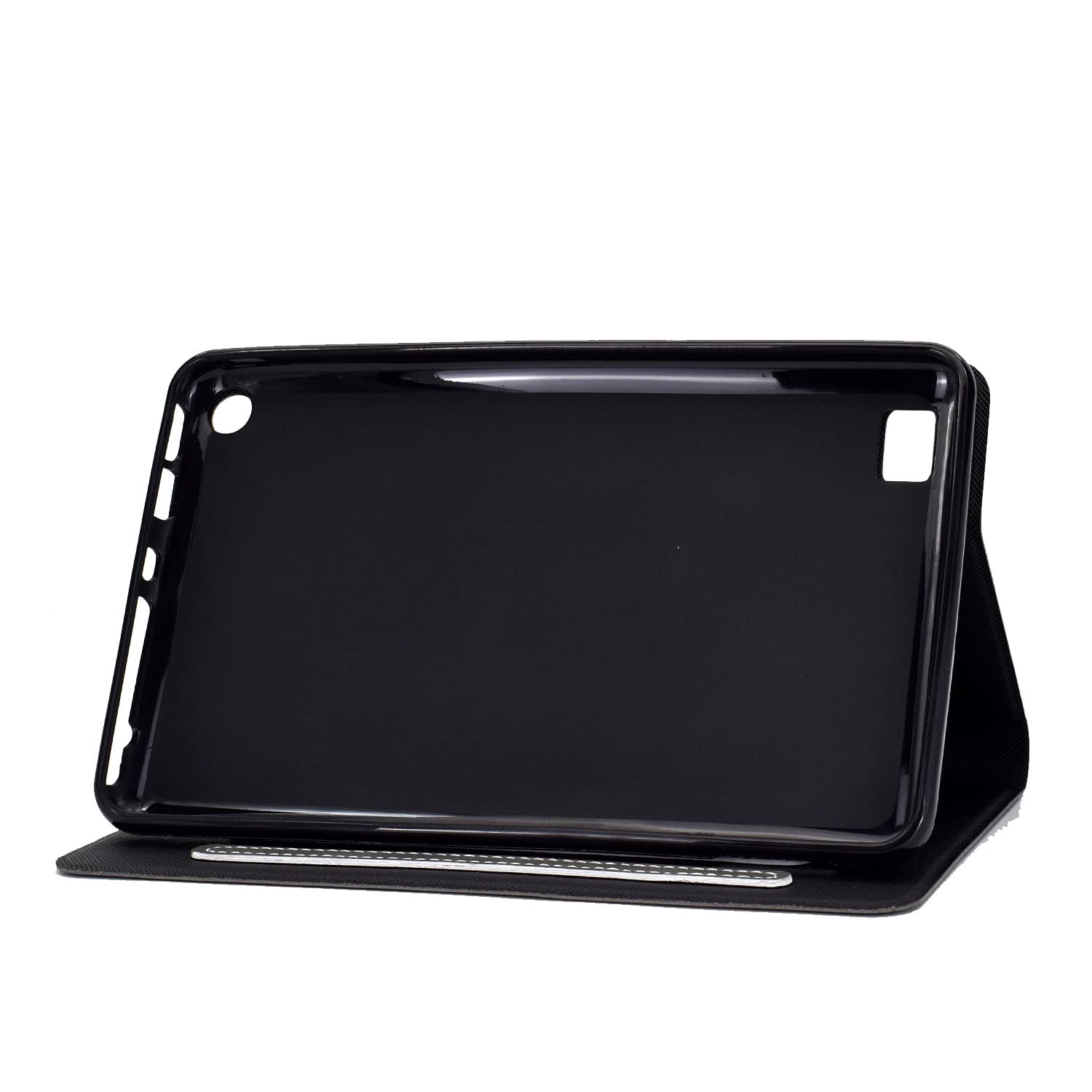 Pokrywa tabletu Case For Kindle Fire 7 2019/2017/2015 (9. / 5. generacja) Tablet, dla inch Folio Cover Multi-Angle Viewing W Slot Card Smart(Noir)