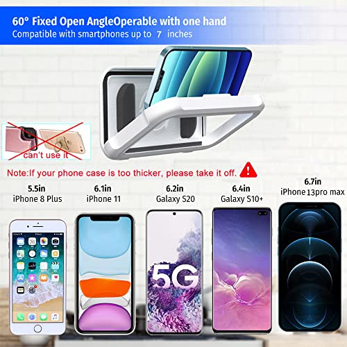 Cymtkbr Shower Phone Holder Waterproof 480° Rotating Wall Phone Holder Mount With Hd Touch Screen Guardian Phone Up To 7Inch For Iphone 13 12 Pro 11 Xr Max Samsung Galaxy S21 #TOP2