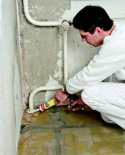 Universal Acryl weiß 310ml, für Innen und Außen, zum optimalen Abdichten und Schließen von Rissen oder Fugen, schnell trocknend, überstreichbar, wasserdicht, standfest, Kartusche, Wand & Decke Acryl