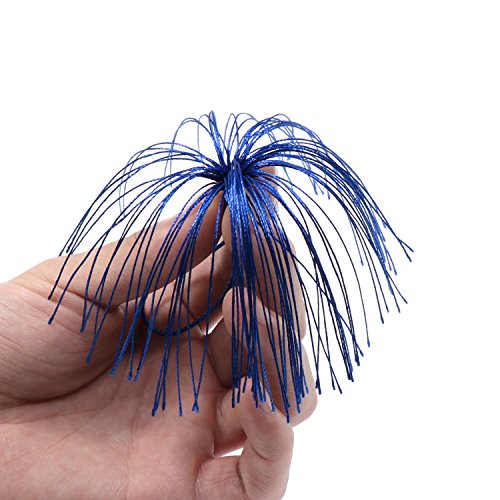 Image of VAPKER 100 Pieces Blue Tassels 13cm /5-Inch Silky Handmade Soft Tassels Floss Bookmark Tassels with 2-Inch Cord Loop for Jewelry Making, DIY Projects, Bookmarks