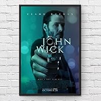 Amazon.co.jp: 【フレーム付-黒-】 映画ポスター ジョンウィック
