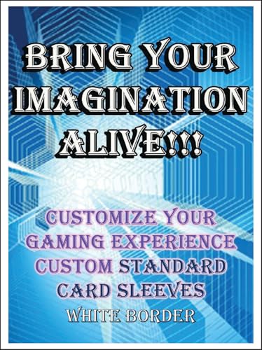 Image of Custom Standard Border Card Sleeves for Trading Card Games, Personalized Full-Color Print Design, Compatible with Magic The Gathering – MTG, TCG, OCG (Standard)