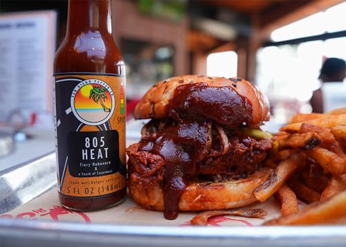 San Diego Pepper Company 805 Heat Hot Sauce, Sweet and Spicy Habanero Sauce, Made in San Diego With Only Natural Ingredients, Gluten Free, Vegan, No Artificial Thickeners or Preservatives 5oz image 5