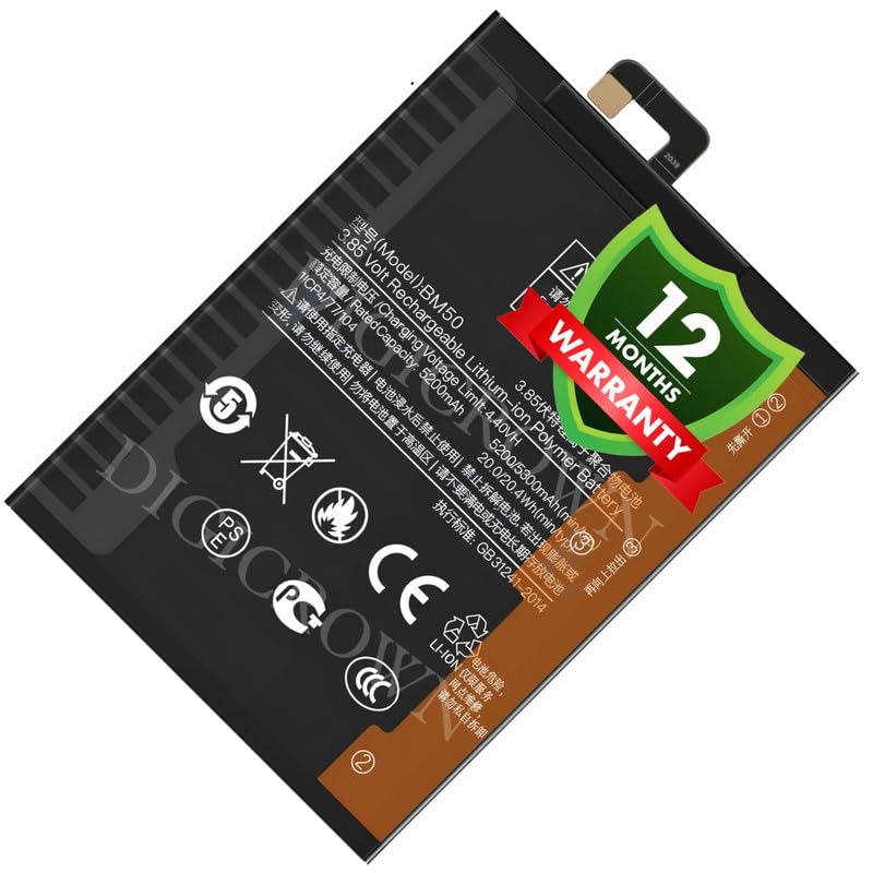 Image of Original BM50 Battery Compatible for Xiaomi Mi Max 2 (MDE40) - (5300mAh) - 1 Year Warranty DF7