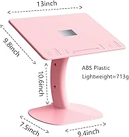 Vista 2 de Escritorio portátil para computadora portátil, bandeja de regazo para computadora portátil, mesa para comer, escribir, soporte ajustable