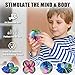 3D Printed Gear Ball Spin Ball Cube Fidget Toy, Gear Sphere, Gear Ball Fidget Toy - Red, Green, Blue