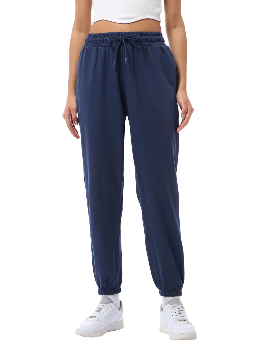 Women's Loose Mid Rise Joggers-image-34