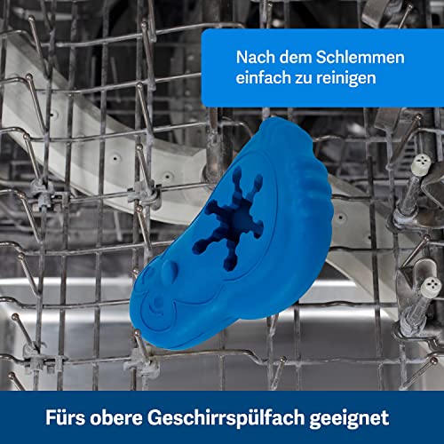 PetSafe Gefrier-Pinguin, Snackspielzeug für Hunde, Zur Beschäftigung und Gewichtskontrolle, Größe Mittel/Groß, Blau
