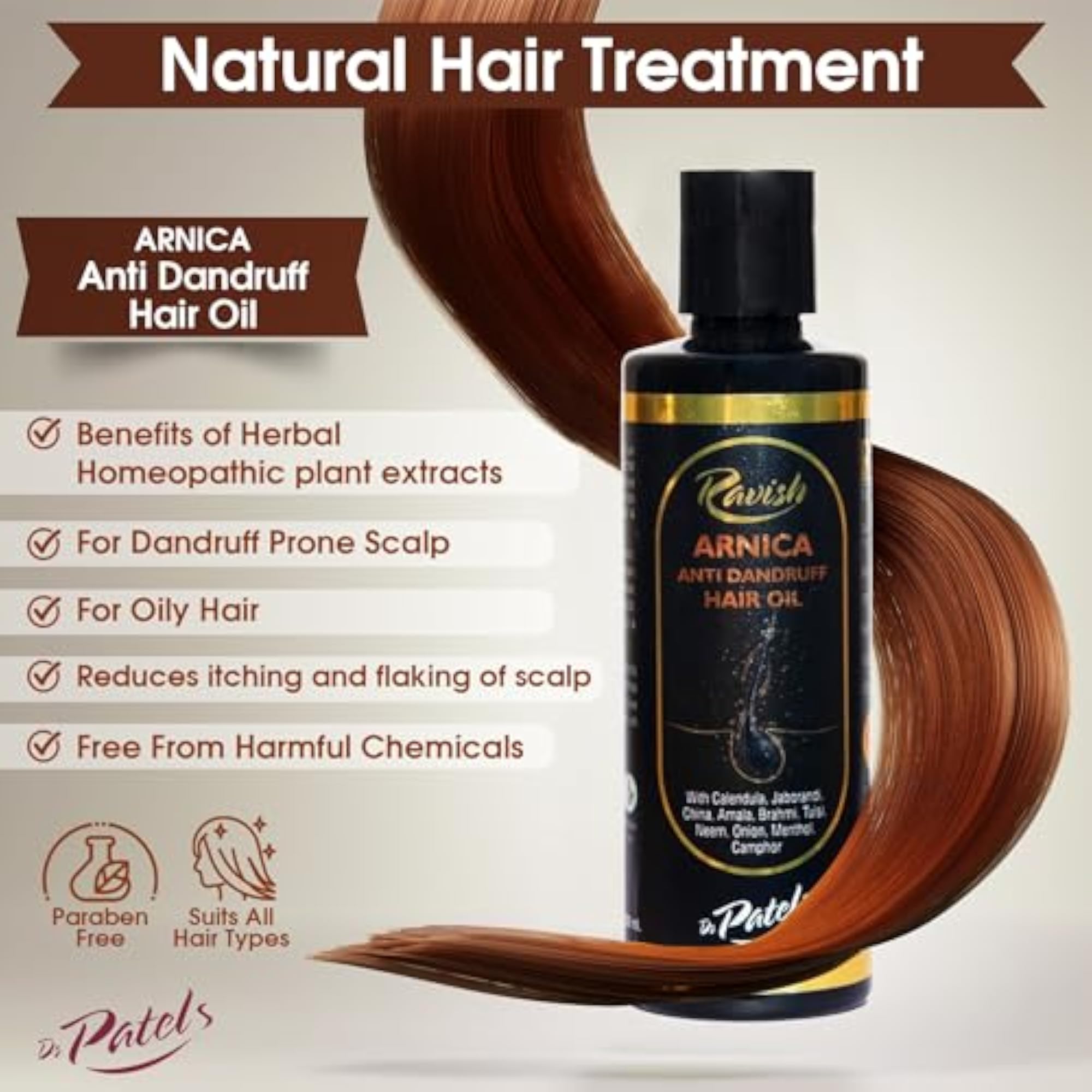 Ravish Arnica Anti-Dandruff Hair Oil, 200ML