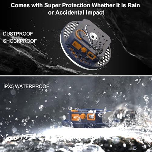 Image of 10000mAh 4000LM Camping Light 4 Light Modes Portable LED Camping Lantern Rechargeable Light 30W with Digital Power Display and Magnet , IPX5 Waterproof Tent Lights Power Failure Emergency Light