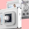 Digital Camera with 50MP Resolution, Zoom Capability and Auto Focus, Suitable for Capturing Photos at Any Distance (white + 64g)