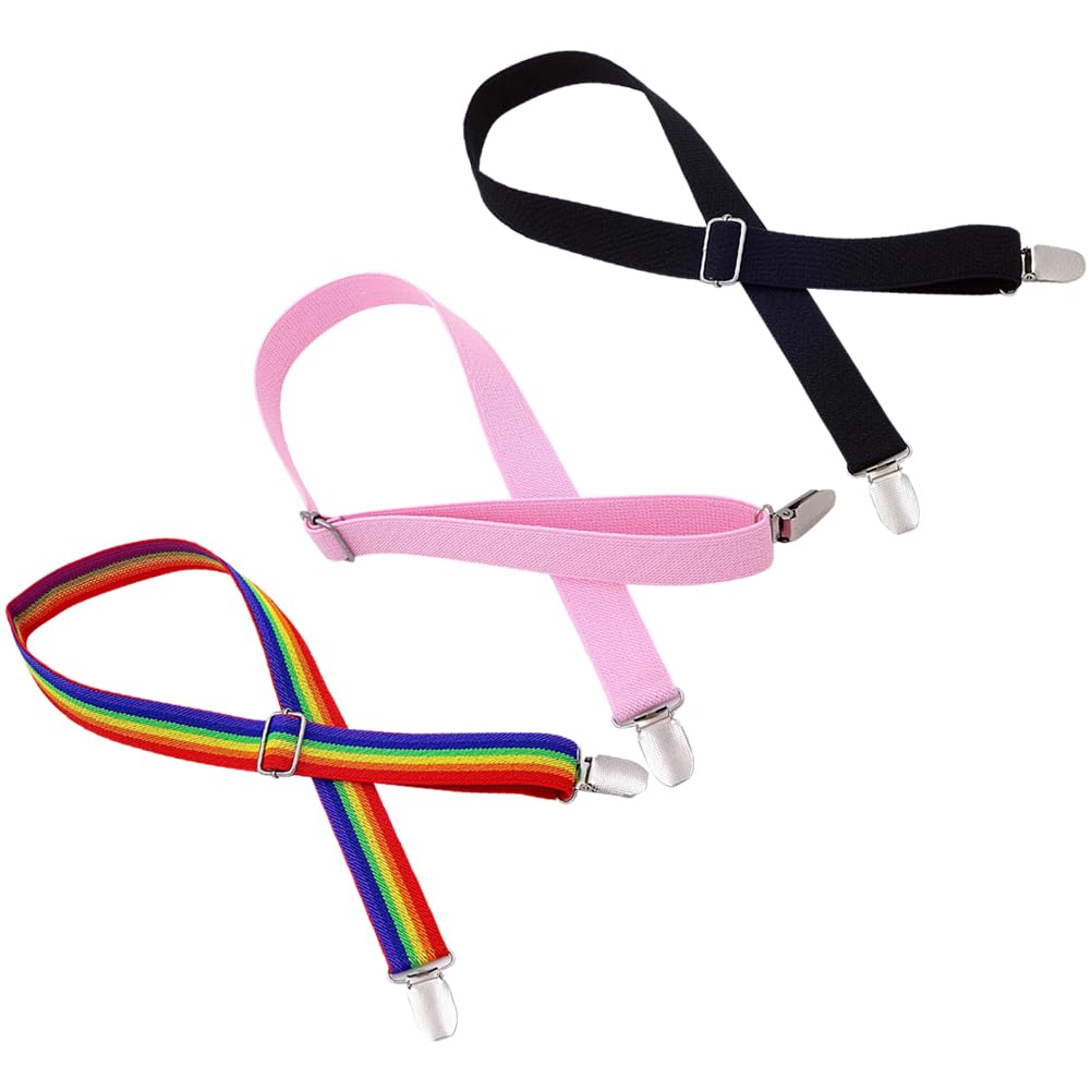 FSSTUD 3 Pcs Dog Suspenders Pet Diaper Keeper Adjustable Dog Harness Puppy Diaper Suspenders Dog Belly Bands for Small Medium Large Dogs