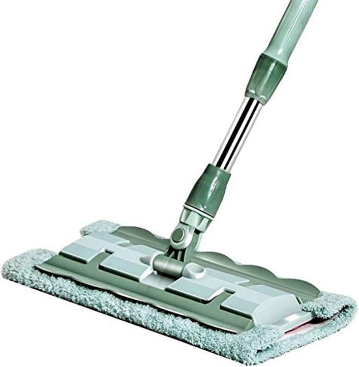HBJWOV Professional Microfiber Mop for Hardwood, Laminate, Tile Floor Cleaning, Stainless Steel Telescopic Handle