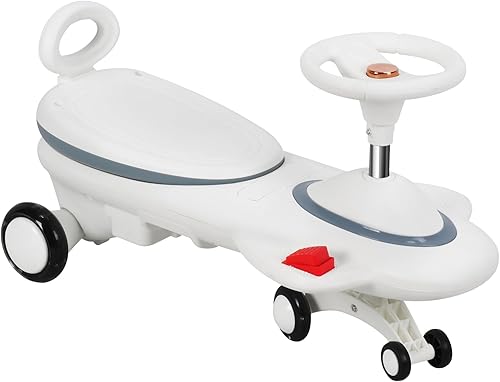 Coche eléctrico de 6.7 V con pedal, auto eléctrico 2 en 1 con luz intermitente y música, juguete Twister para niños de 3 años en adelante, 220