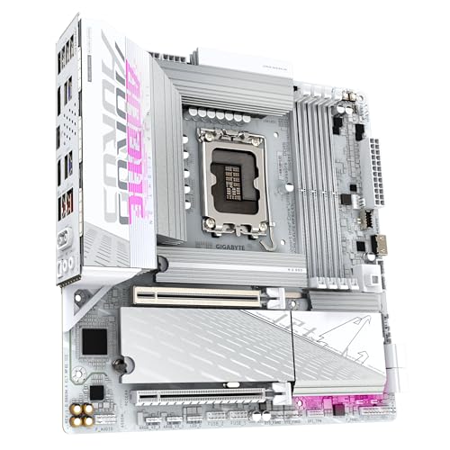 Image of GIGABYTE B860M AORUS Elite WF6E ICE Motherboard - Intel Core Ultra Series CPUs, 12+1+2+1 Phases VRM, up to 9200MHz DDR5, 1xPCIe 5.0 + 2xPCIe 4.0 M.2, 2.5GbE LAN, WiFi 6E, USB 4