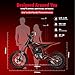 VALTINSU Electric Dirt Bike Adults Teens EM5 PRO 4800W 226NM 50MPH,Dual Hydraulic Suspension System Mountain Electric Motorcycle Dirt Bike for Adults（Black/15+）