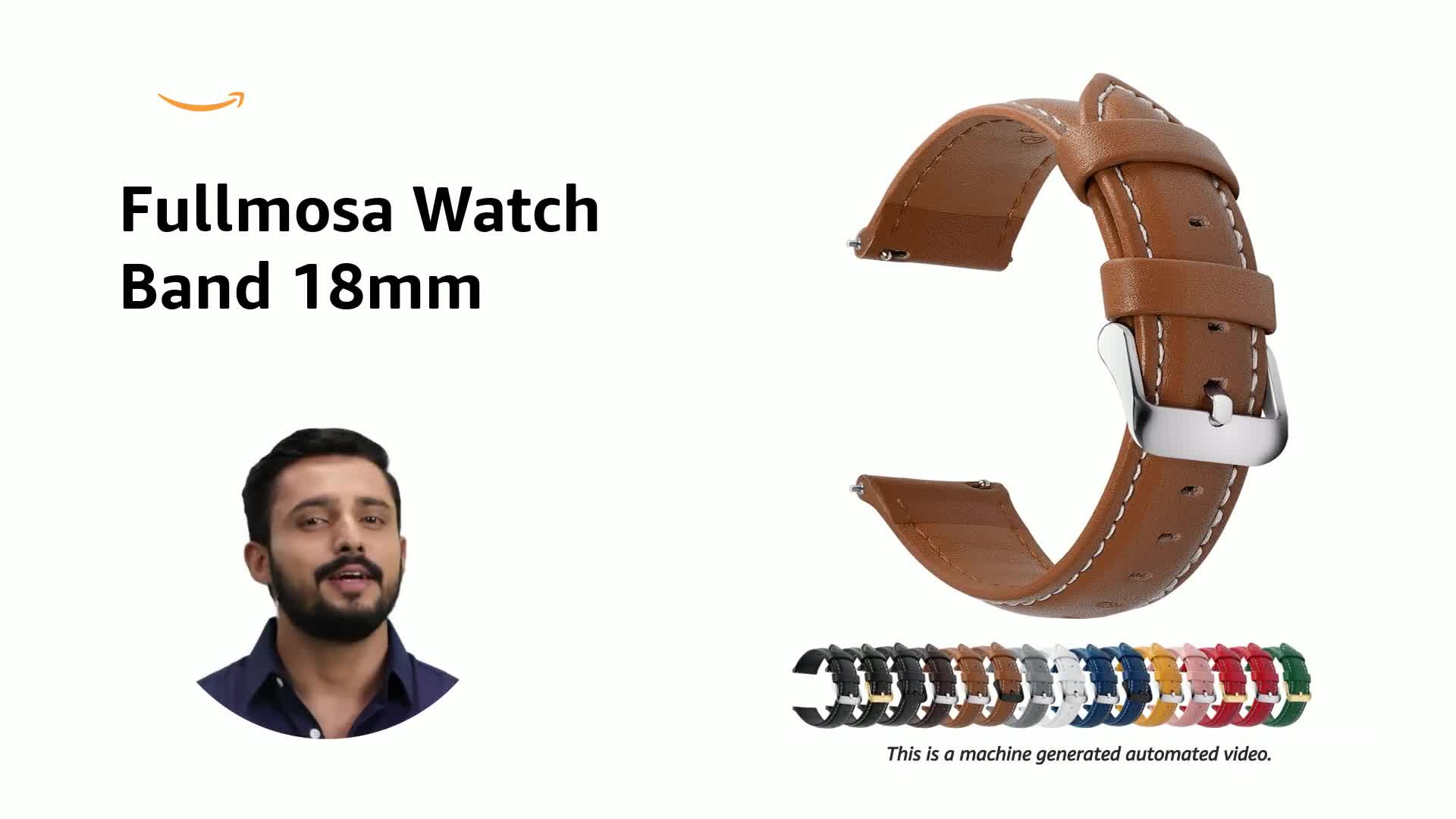 Fullmosa 18mm Quick Release Replacement Watch Straps/Band