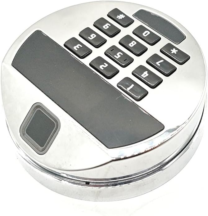 1 Set Treasure Vault Door Fingerprint Password Lock Record Query Function Safe Box Fingerprint Lock