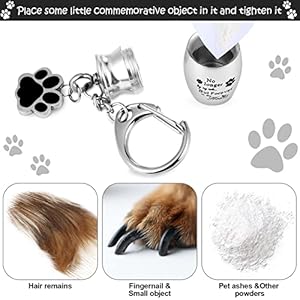 Tudomro-Cylinder-Cremation-Dog-Ashes-Keepsake-Urn-Keychain-Stainless-Steel-Pet-Puppy-Dog-Paw-Charm-with-Storage-Bag - Cucciolini Doodles   Tudomro-Cylinder-Cremation-Dog-Ashes-Keepsake-Urn-Keychain-Stainless-Steel-Pet-Puppy-Dog-Paw-Charm-with-Storage-Bag