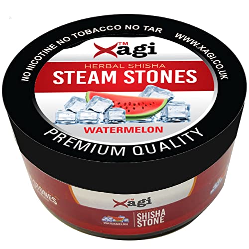 Xagi Watermelon Shisha Flavour Hookah Flavour Nicotine-Free No-Tobacco Shisha Steam Stones 100g
