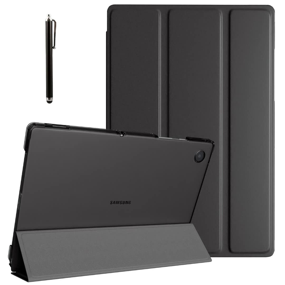 ProElite Cover for Samsung Galaxy Tab A11 Plus 11 inch Case Cover, Smart Flip Case Cover for Samsung Galaxy Tab A11+ 11 inch Translucent Back with Stylus Pen, Black