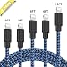 Phone Charger 5Pack 3FT 3FT 6FT 6FT 10FT Nylon Braided USB Charging & Syncing Cable Compatible with Phone XS MAX XR X 8 8 Plus 7 7 Plus 6s 6s Plus 6 6 Plus and More
