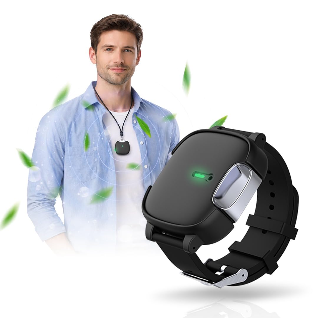 LYNZ Portable & Wearable Air Purifier, 33 Millions Anions/cm³, Removes 99.9% Pollutants- PM0.01, PM2.5, PM10, Magnetic Charging, for Adults and Kids (BLACK)-image-16