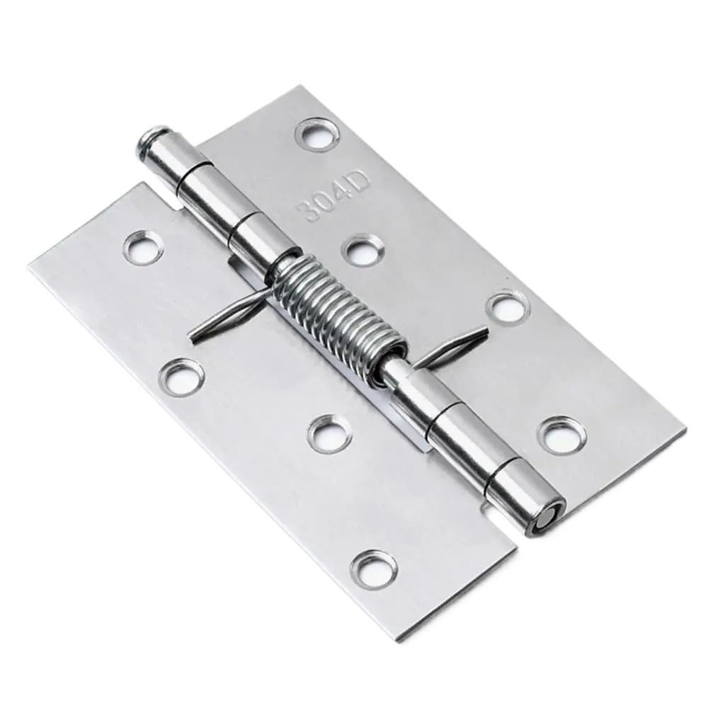 Door Hinges 1Pc Door Hinges Rebound Cabinet Cupboard Window with Spring Furniture Repair Hardware(4 Inch)