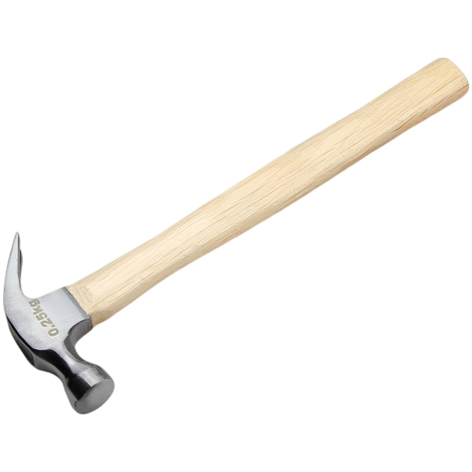 Młotek kowalski, młotek podkowy 11,8 cala ze stali narzędziowej i drewnianym uchwytem, waga 290 g, z pazurem, powierzchnia uderzeniowa 2,5 cm, do pielęgnacji kopyt