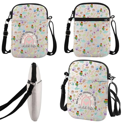 Child Life Specialist Gift Making a Difference In Little Lives Crossbody Bag Child Life CCLS Gift4