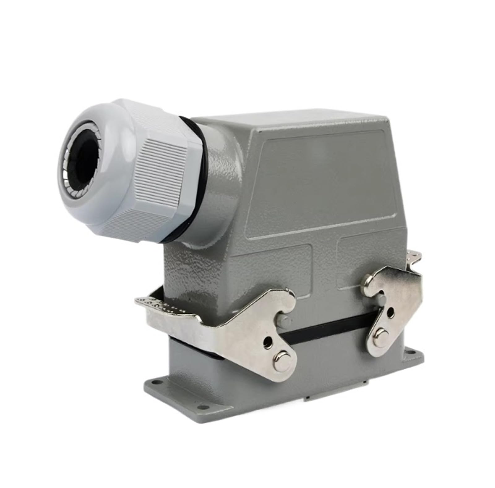 Rechteckiger Hochleistungssteckverbinder 12-polig, Dual-Lock, seitlicher Ausgang HDC-HWK-006/6-1