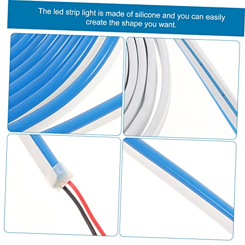 Hemobllo 5 Unidades Tira De Luz De Silicone Led Faixa De Led Luzes De Tira Led Flexíveis Luz Led Fle