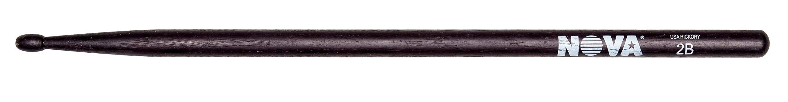 Vic FIrth - NOVA Drumsticks - 2B - Wood Tip - Black