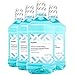 Amazon Brand - Solimo Tartar Control Plus Antiseptic Mouth Rinse, Iceberg Blue Mint, 50.7 Fl Oz (Pack of 4)
