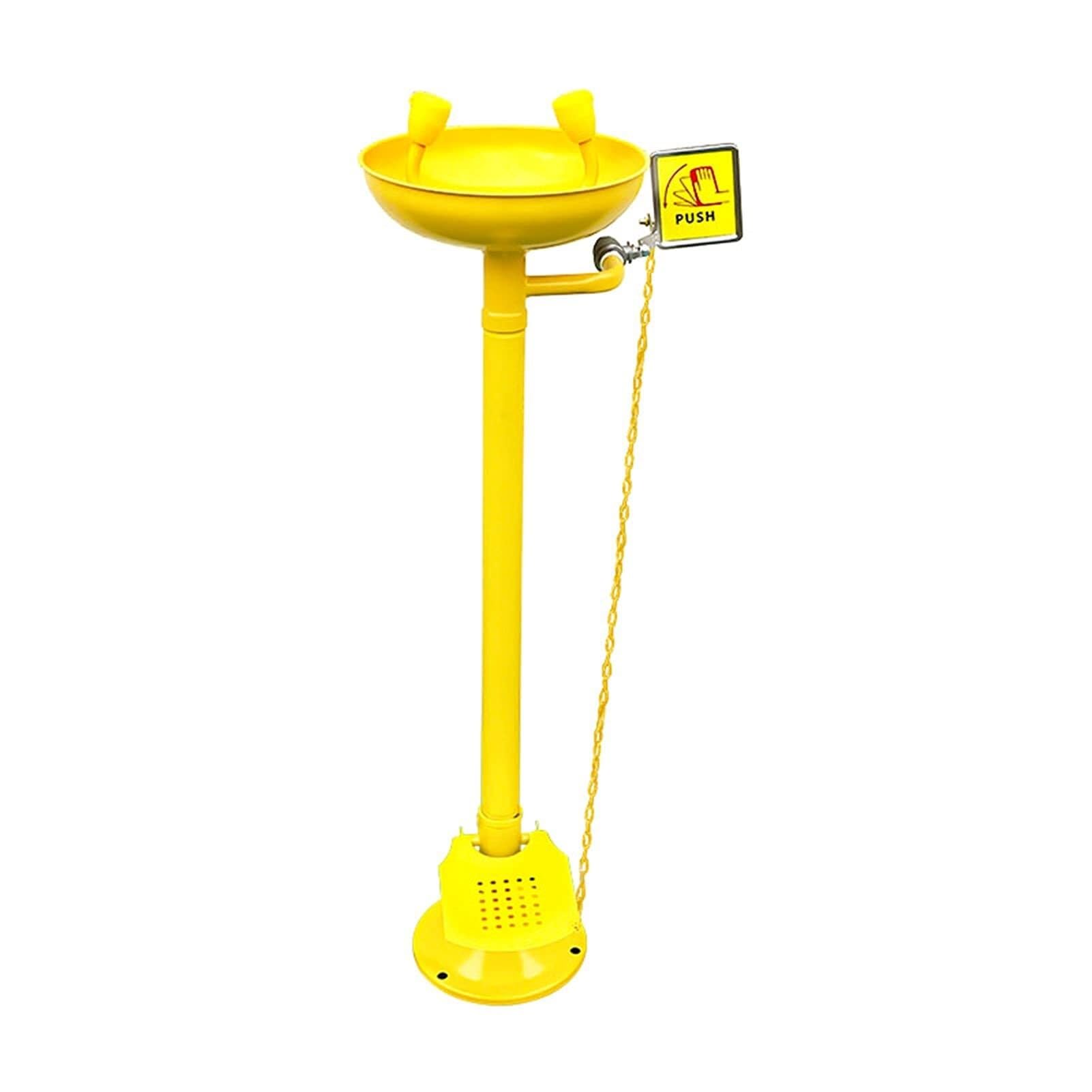 Lavado Ocular Emergencia, Estación Lavaojos con Pedal, Acero Inoxidable del Revestimiento del ABS, Montado en Pedal, para Lab Factory