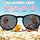 Omnikryp Baby Sonnenbrille, 0-5 Jahre Baby Sonnenbrillen Polarisiert 100% UV400 Schutz, Sonnenbrille Silikonrahmen, Sonnenbrillen mit Riemen Verstellbar, für Kleinkinder, Mädchen und Jungen