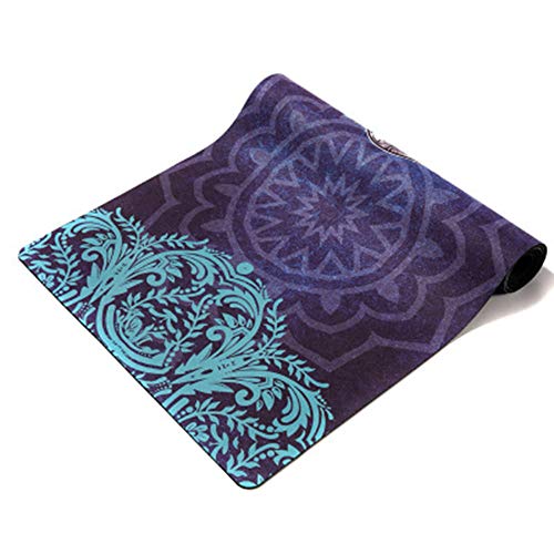 VIWIV Yoga Mat Caucho Natural Principiante Mujer Engrosamiento Ampliación Estera de la Aptitud Micro-Nano-Crystal Revestimiento Antideslizante Yoga Mat, 1830 * 610 * 1 Mm