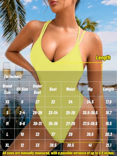 Image of ShawGobow Sexy Swimsuit for Women,Backless Scrunch Butt High Cut Monokini,One Piece Cheeky Bathing Suit Beach Pool Party