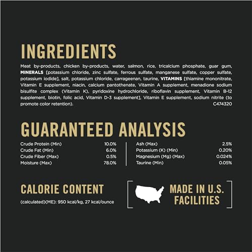 Purina Pro Plan 00038100175762 Urinary Tract Health With Salmon Classic Wet Cat Food Pate thumb #3