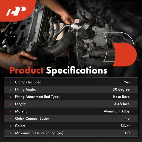 image for A-Premium Coolant Hose Junction Connector - Compatible with Chevy, GMC