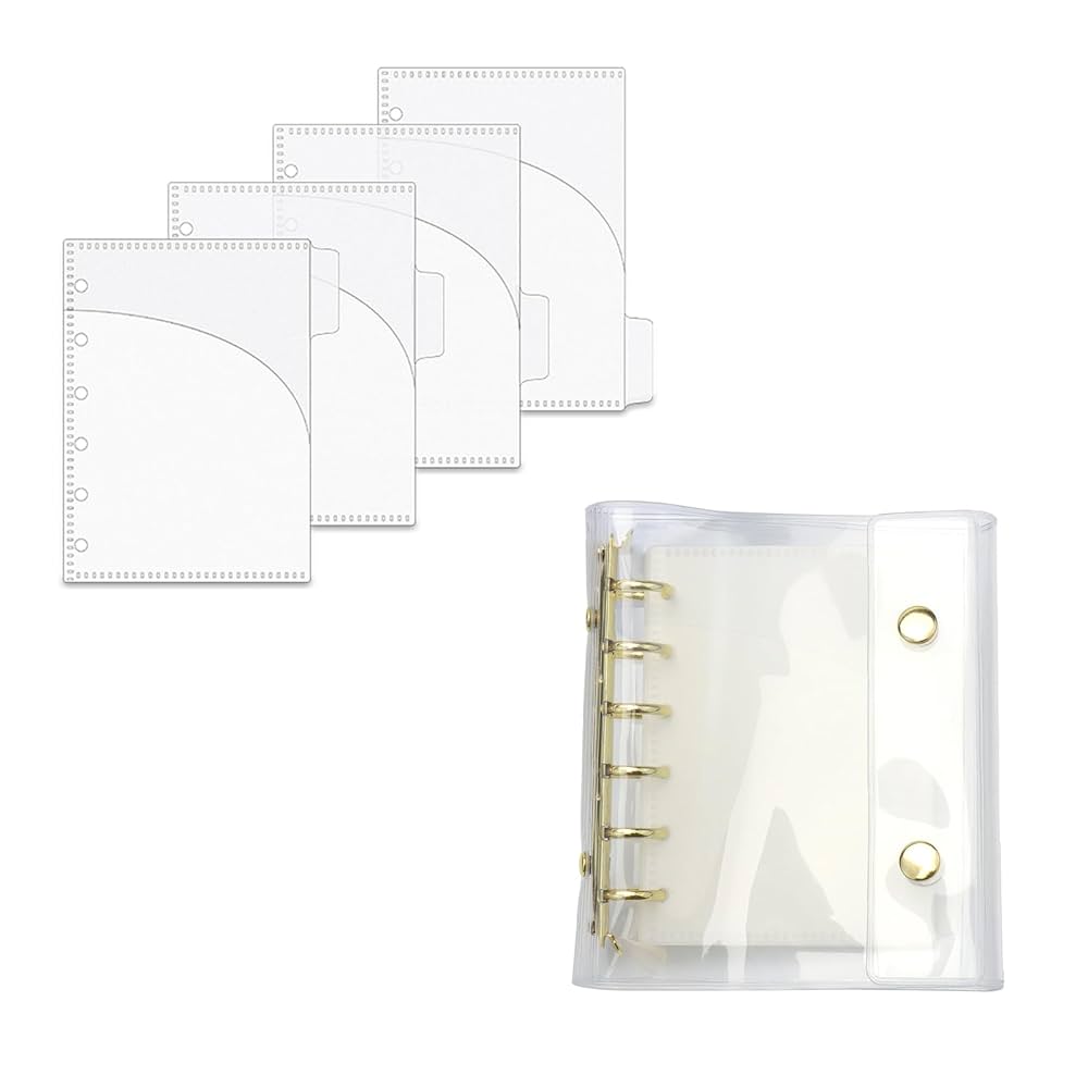 超豪華9ポケット箔押しバインダー キャッチ・ザ・バブルスキャンペーン 未開封品 Amazon | NatSumeBasics ゴールド A7 バインダー 4分割ポケット