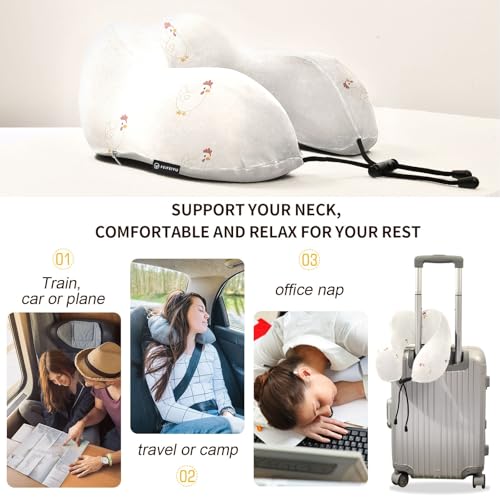 Almohada de espuma viscoelástica para cuello 27x24 cm miniatura 3