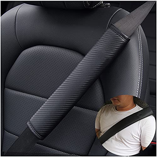 シートベルトカバー シートベルトクッション パッド トラック用 車用品 肩と首擦れ防止 圧迫感と衝撃軽減 取り付け簡単 柔らかくて快適 カバー シートベルトクッション ロング シートベルト 大型トラック 肩当てパッド カーアクセサリー (30cm,B)