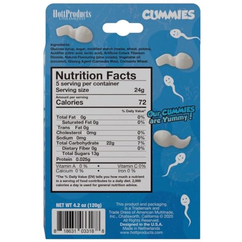Gomitas sabor Piña Colada 4.2oz, 25 piezas miniatura 1