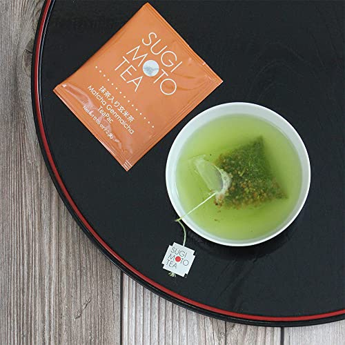 [Sugimoto Tea] Matcha Genmaicha Blend, Teapac Value Pack, Authentic Japanese Green Tea With Roasted Rice & Matcha, Individually Sealed For Freshness (100 Count Bpa-Free Polysilk Tea Bags) #TOP3