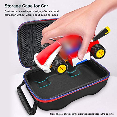 Moniel Bolsa de transporte em forma de carro Bolsa de proteção portátil com bolsa de malha integrada