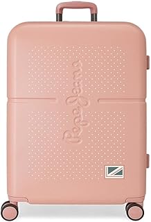 Laila Maleta mediana Rosa 48x70x28 cms Rígida ABS Cierre TSA integrado 79L 3,22 kgs 4 Ruedas dobles Extensible