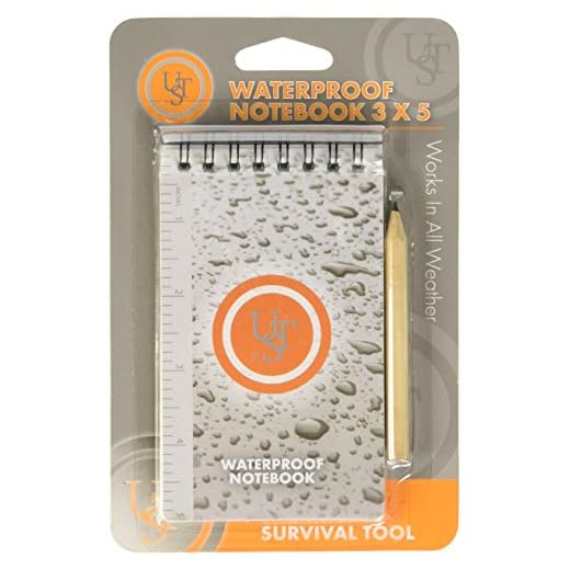 ULTIMATE SURVIVAL TECHNOLOGIES STORMPROOF WATERPROOF PAPER PAD (3IN X 5IN)