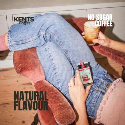 Image of KENTS Combo - VANILLA & DARK CHOCOLATE 2 x 50g Jars | LOW ACIDIC COFFEE | Medium Roast | 100% Arabica | No Added Sugar | 90 Cups Serves | CHIKMAGALUR | Perfect for Hot & Cold Brews | Espresso, Latte, ICED & COLD COFFEE (50g x 2)