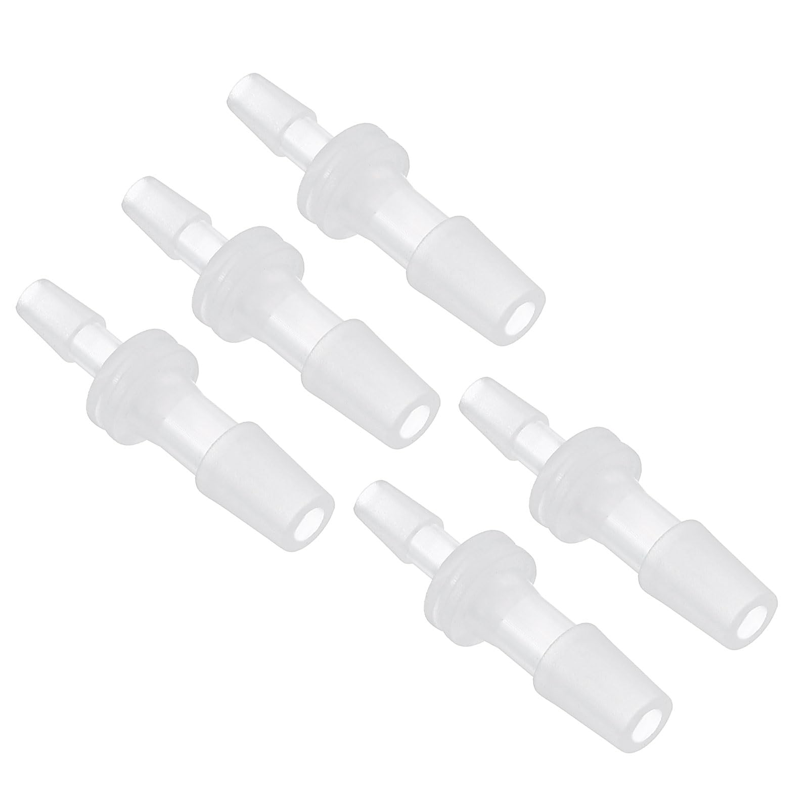 Kozelo Pack of 5 Plastic Hose Barb Fittings 1/8" Hose Barb to 3/16" Fittings — image 1